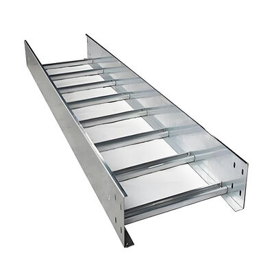 Galvanized Ladder Cable Tray 500kg Load Capacity 100-1000mm
